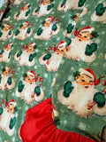 Vintage Santa Ruffle Gown  Pajamas