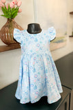 Sweet Bluebonnet Bows Twirl Dress