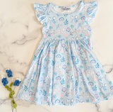 Sweet Bluebonnet Bows Twirl Dress