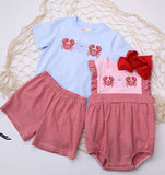 Jelly Bean Boy Crab Short Set