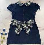 Corduroy Cuteness Navy Dress